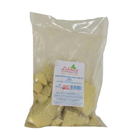 Doğal Kükürt Külçe Parça Kalıp Kiloluk Tane Kalem Kükürt 1KG