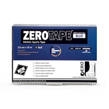 Zerotape Mavi 3,8cm x 10m SporcuTespit Bandı