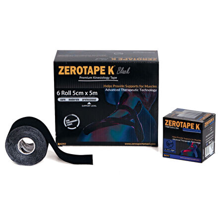  Zerotape K Siyah 5cm x 5m