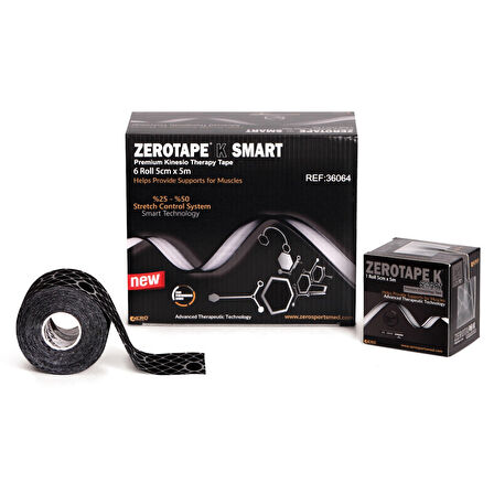 Zerotape K Smart Black/Silver 5cm x 5m