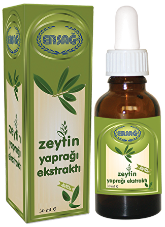 Ersağ Zeytin Yaprağı Ekstraktı Gıda Takviyesi 30 Ml.