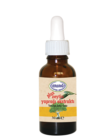 Ersağ Plus Zeytin Yaprağı Ekstraktı Gıda Takviyesi 30 Ml.