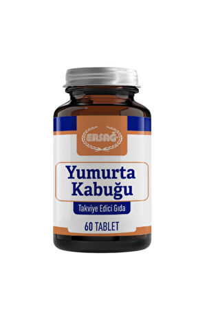 Ersağ Yumurta Kabuğu Tableti Takviye Edici Gıda (60 Tablet)