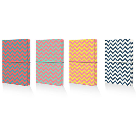 Mopak Suni Deri Zigzag Desen 14x20 Cm Çizgili 96 yp. 0019