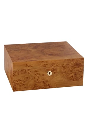 Adorini Elm Burl Grande Sedir Humidor Puro Kutusu
