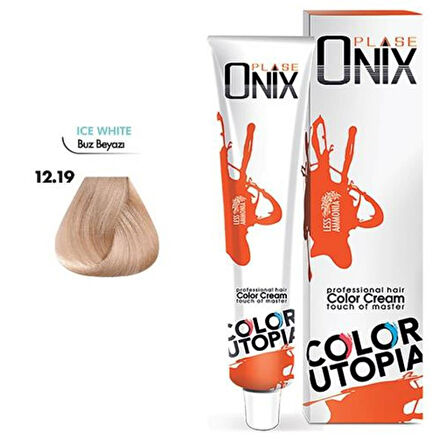 ONİX TÜP SAÇ BOYASI & NO:12/19 BUZ BEYAZI