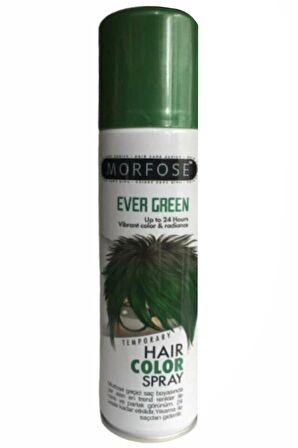 Morfose Renkli Saç Spreyi-Geçici Boya-150 Ml.