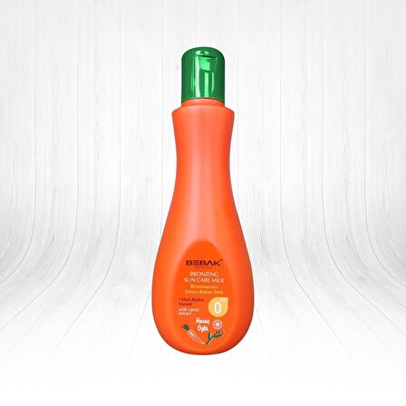 Bebak Havuç Özlü Bronzlaştırıcı Güneş Bakım Sütü 215 ml