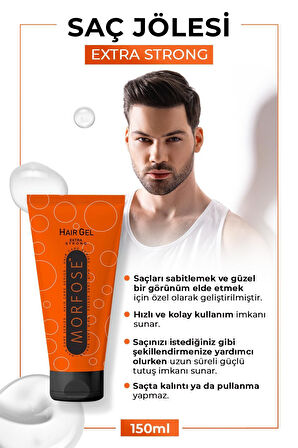 Morfose Extra Strong Saç Jölesi 150 Ml Tüp Jöle