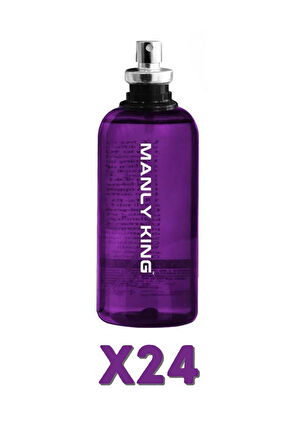 Manly King EDC 125 Ml Erkek Parfüm 24 Adet