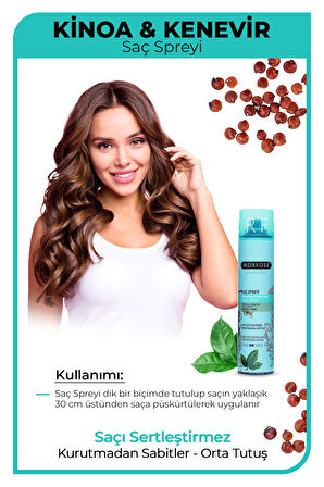 Kinoa Saç Spreyi 250 ml - Sabitleme