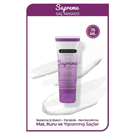 MORFOSE SAÇ MASKESİ SUPREME 75 ML