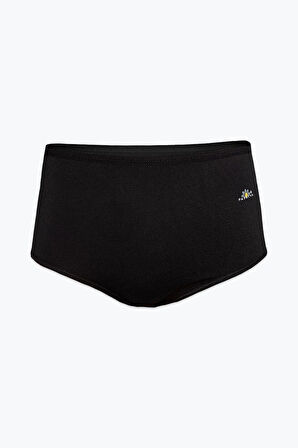 Kadın 6 Lı Paket Beyaz Modal Yüksek Bel Slip Külot 6gg1851