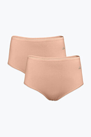 Kadın 6 Lı Paket Beyaz Modal Yüksek Bel Slip Külot 6gg1851