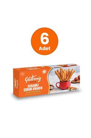 Glutensiz Susamlı Çubuk Kraker 105 gr (6 ADET)