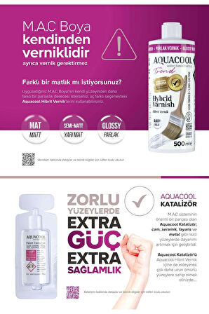 Aquacool Trend Su Bazlı Akrilik Dönüşüm Boyası RAL 7040 Pencere Gri 500ml