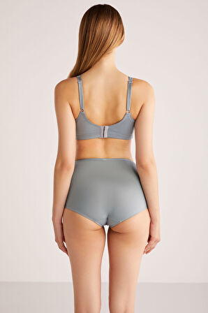 Kom Bianca Gri Kapsız ve Telsiz Toparlayıcı Sütyen