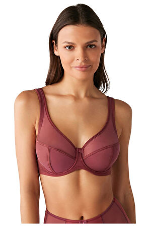 Kom Bianca Biyeli Bordo Sütyen 