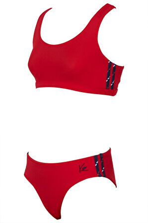 KOM KIZ ÇOCUK SOLID BIKINI