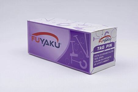 Fuyaku 8 mm Standart Kılçık Etiketleme Plastiği Şeffaf