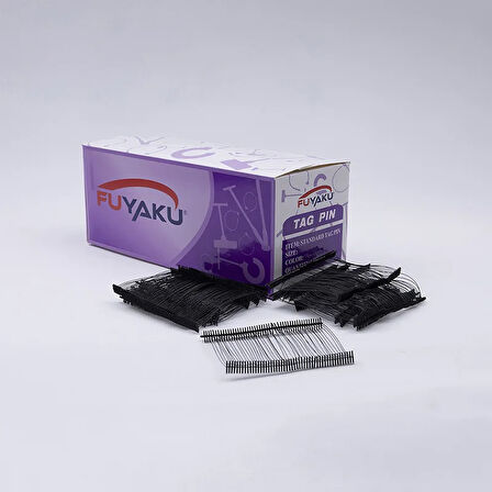 Fuyaku 25 MM Standart Kılçık Etiketleme Plastiği Siyah (10.000 Adet)