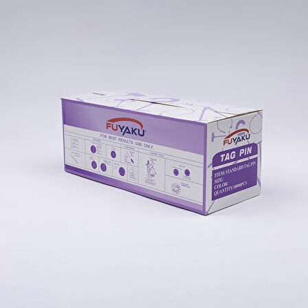 Fuyaku 70 MM Standart Kılçık Etiketleme Plastiği Siyah (10.000 Adet)