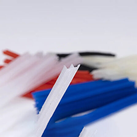 Fuyaku 5 MM I-End Mikro İnce (Fine) Kılçık Etiketleme Plastiği Şeffaf (10.000 Adet)
