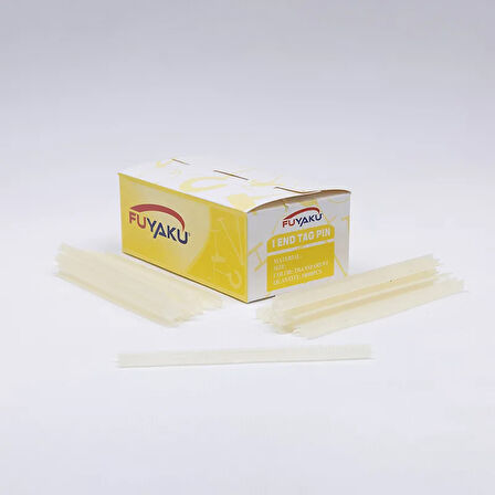 Fuyaku 9 MM I-End Mikro İnce (Fine) Kılçık Etiketleme Plastiği Naylon (10.000 Adet)