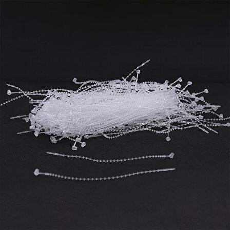 Fuyaku 7" Elle Geçmeli Tırtıklı Kılçık Etiketleme Plastiği Şeffaf (1.000 Adet)