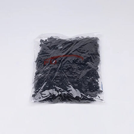 Fuyaku Kilitli İp Klips Siyah 18 cm (1.000 Adet)