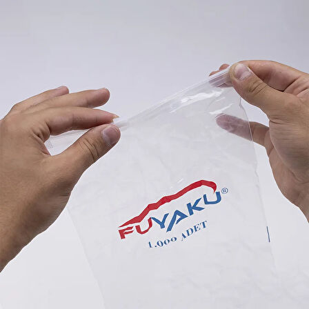 Fuyaku Kilitli İp Klips Siyah 18 cm (1.000 Adet)