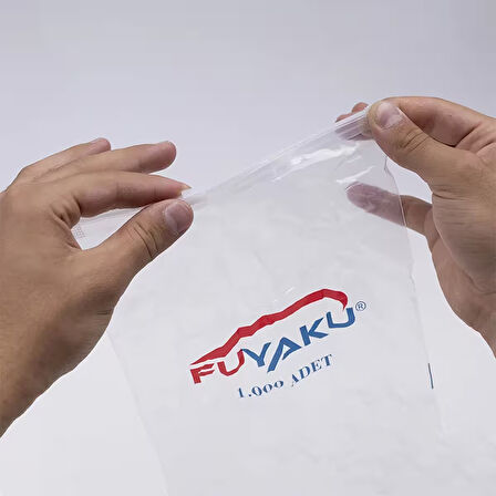 Fuyaku Kilitli İp Klips Renkli 18 cm (1.000 Adet) Altın Sarısı