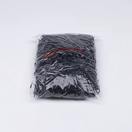 Fuyaku Kilitli İp Klips Mumlu Siyah 22 cm (1.000 Adet)