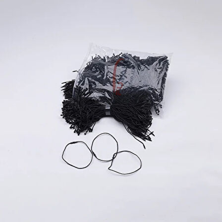 Fuyaku Füze Kilitli İp Klips Mumlu Siyah 22.5 cm (1.000 Adet)