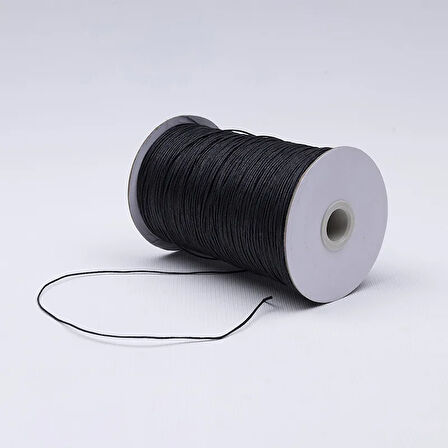 Fuyaku 1 mm Mumlu İp Siyah (500 Metre)