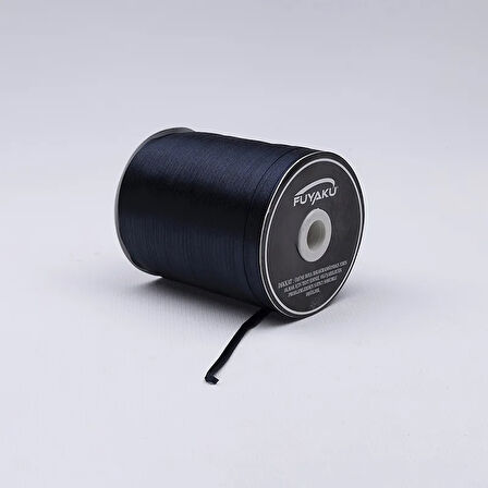 Fuyaku 6 mm Saten Kurdele Lacivert (500 Metre)