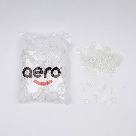 Aero Dilara Klips 34 mm Beyaz (1.000 Adet)