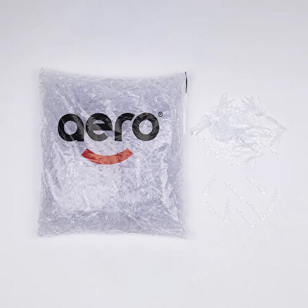 Aero Gömlek Klipsi 38 mm Şeffaf (2.000 Adet)