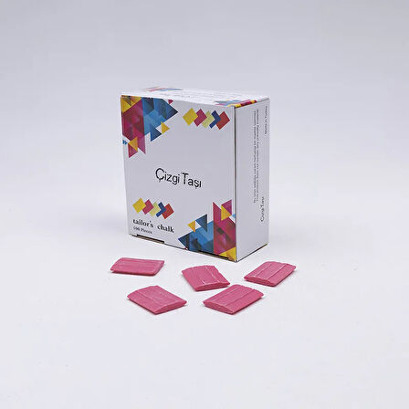 Çizgi Taşı Sabun Chalk (100 Adet) Pembe