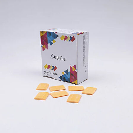 Çizgi Taşı Sabun Chalk (100 Adet) Sarı