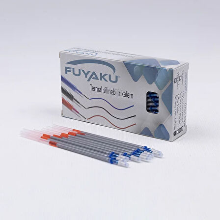 Fuyaku Gümüş Deri Kalemi Plastik (100 Adet)
