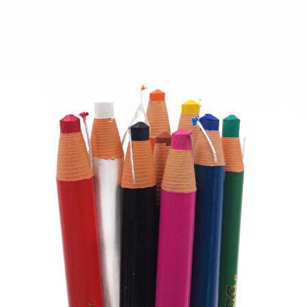 Diamond İpli Mumlu İşaretleme Kalemi (12 Adet) Beyaz