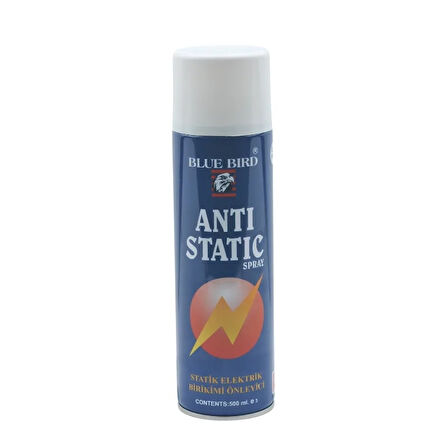 Bluebird Anti Static Elektrik Önleyici Sprey (500 ml.)
