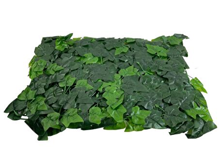 Yapay Çiçek Duvar Kaplama Panel Sarmaşık Hedera Tabaka 45x60 cm Yeşil Dik Duvar Uygulama