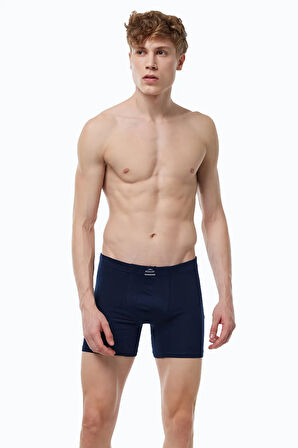 Erkek Füme 6 lı Premium Collection Modal Uzun Boxer 6M250