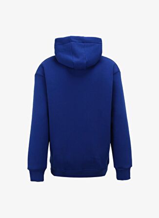 The Crow Kapüşon Yaka Saks Erkek Sweatshırt TC3914