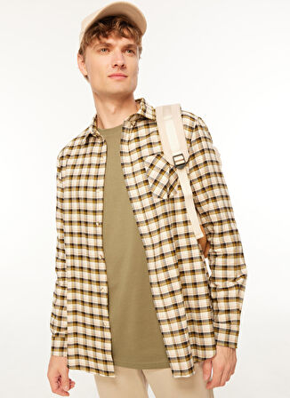 The Crow MANCHESTER Erkek  Haki Gömlek