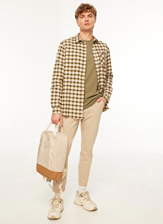 The Crow MANCHESTER Erkek  Haki Gömlek