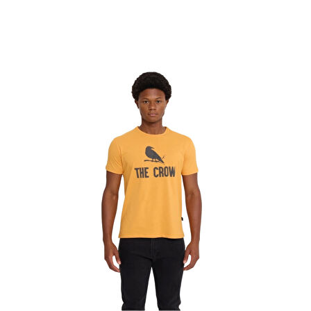 Erkek T-shirt Black GREAT CROW
