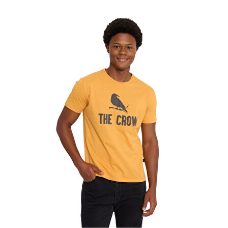 Erkek T-shirt Black GREAT CROW